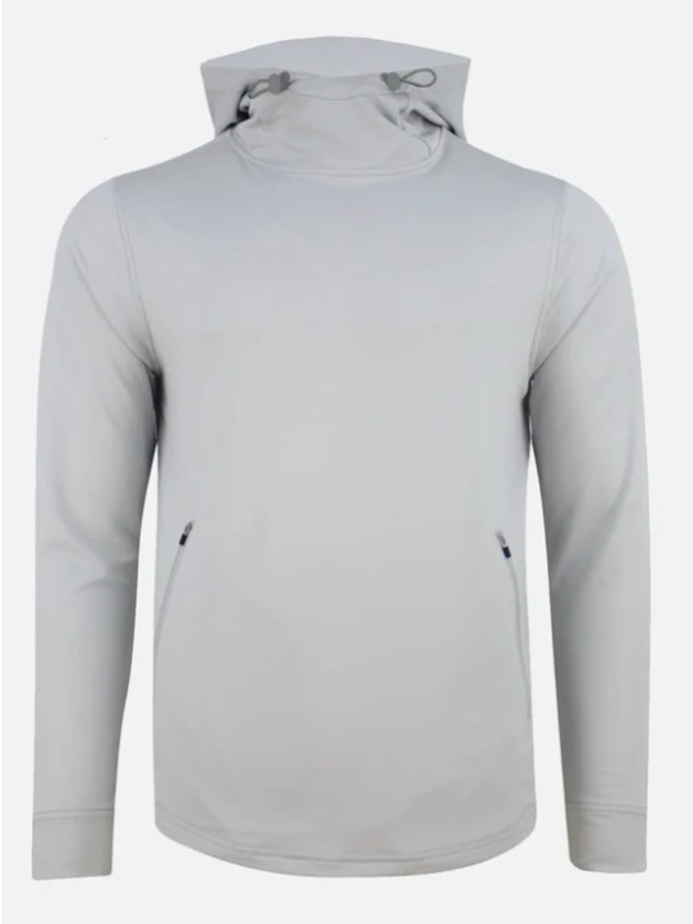 Swannies Ivy Hoodie Mens Sz XL Gray Golf Stretch Performance Zip Pocket Wicking.